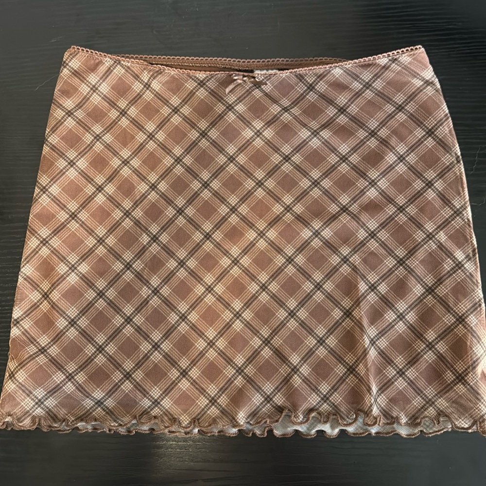 H&M Checkered Mini Skirt
